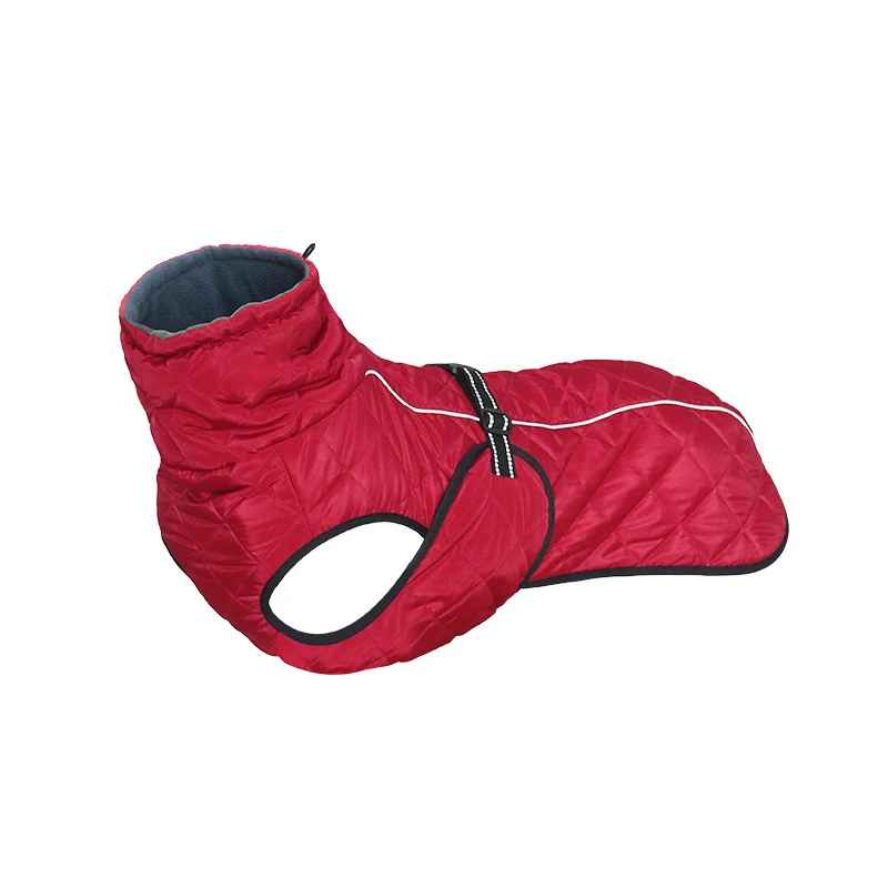 manteau pour chien model couleur rouge