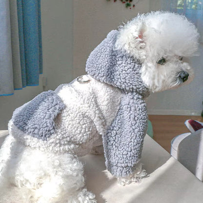 pull pour chien cozywinter maison bleu