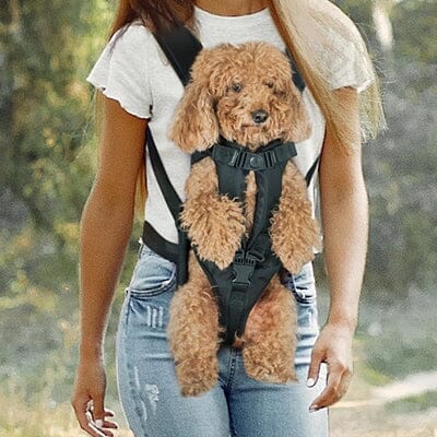 Sac à Dos pour Chien - PetCarrier™ - Noir - Elégance Toutou