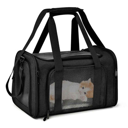 sac de transport de chien elegant noir