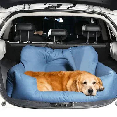SIEGE AUTO POUR CHIEN - CarrierTravelDog™ - Bleu - Elégance Toutou