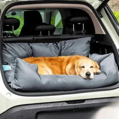 SIEGE AUTO POUR CHIEN - CarrierTravelDog™ - Gris - Elégance Toutou